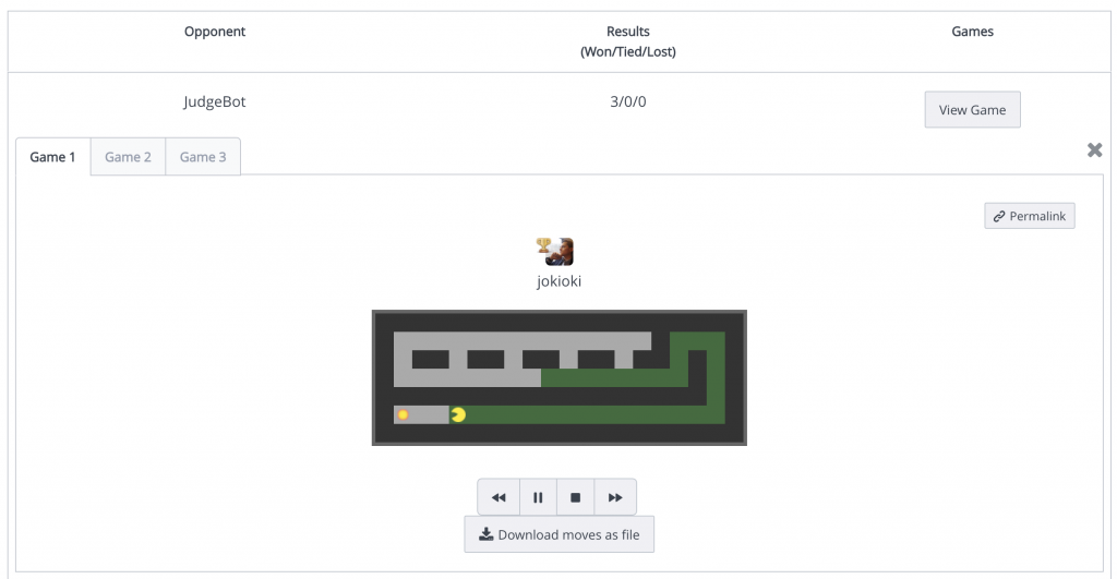 Validation Success on HackerRank! 🚀 Successfully solved the PacMan - DFS problem using Python 3. The solution passed the rigorous HackerRank submission criteria, demonstrating proficiency in AI search techniques