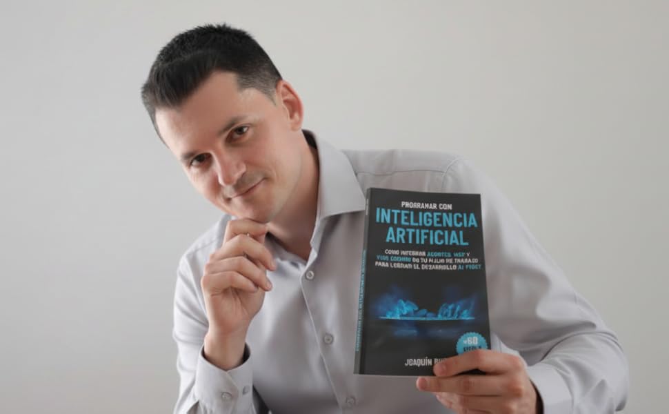 Joaquín Ruiz con su éxito Programar con Inteligencia Artificial.