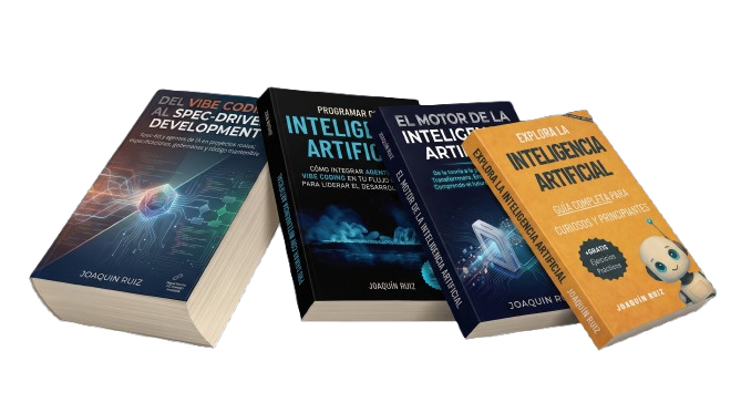 Domina la Inteligencia Artificial: Los 4 libros para entender, programar y crear con IA