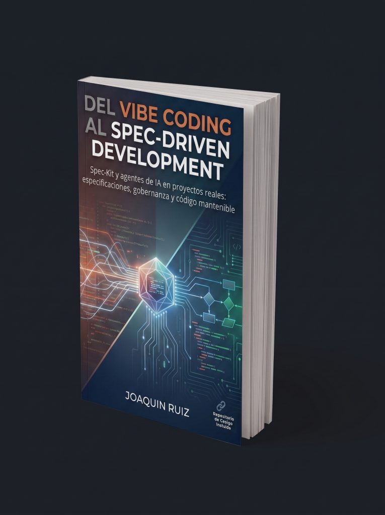 Portada del libro "Del vibe coding al Spec-Driven Development"