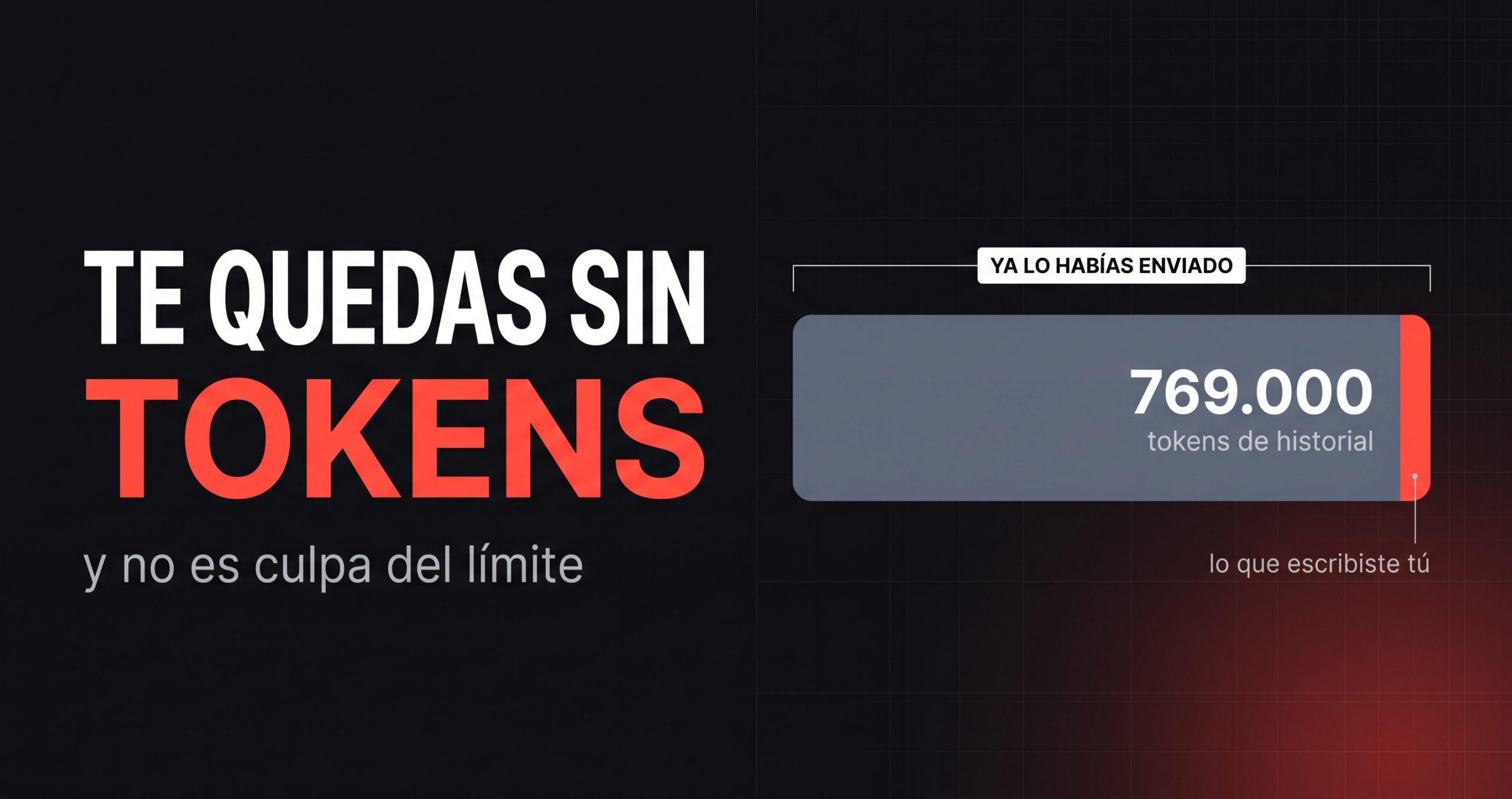 Por qué te quedas sin tokens en Claude (y las 11 cosas que hago para que no me pase)
